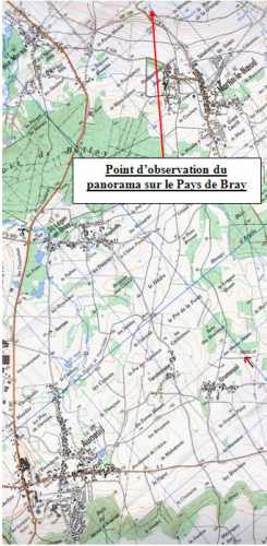 Extraits de la carte IGN série bleue de Beauvais {JPEG}