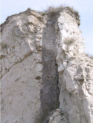 Effet de l'altération de la falaise {JPEG}