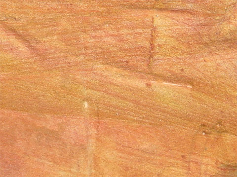Détail des stratifications obliques visibles dans les grès {JPEG}
