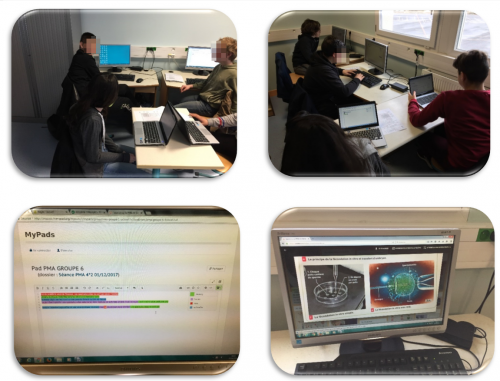 LES ÉLÈVES EN ACTION CLASSE EXPÉRIMENTATION {PNG}